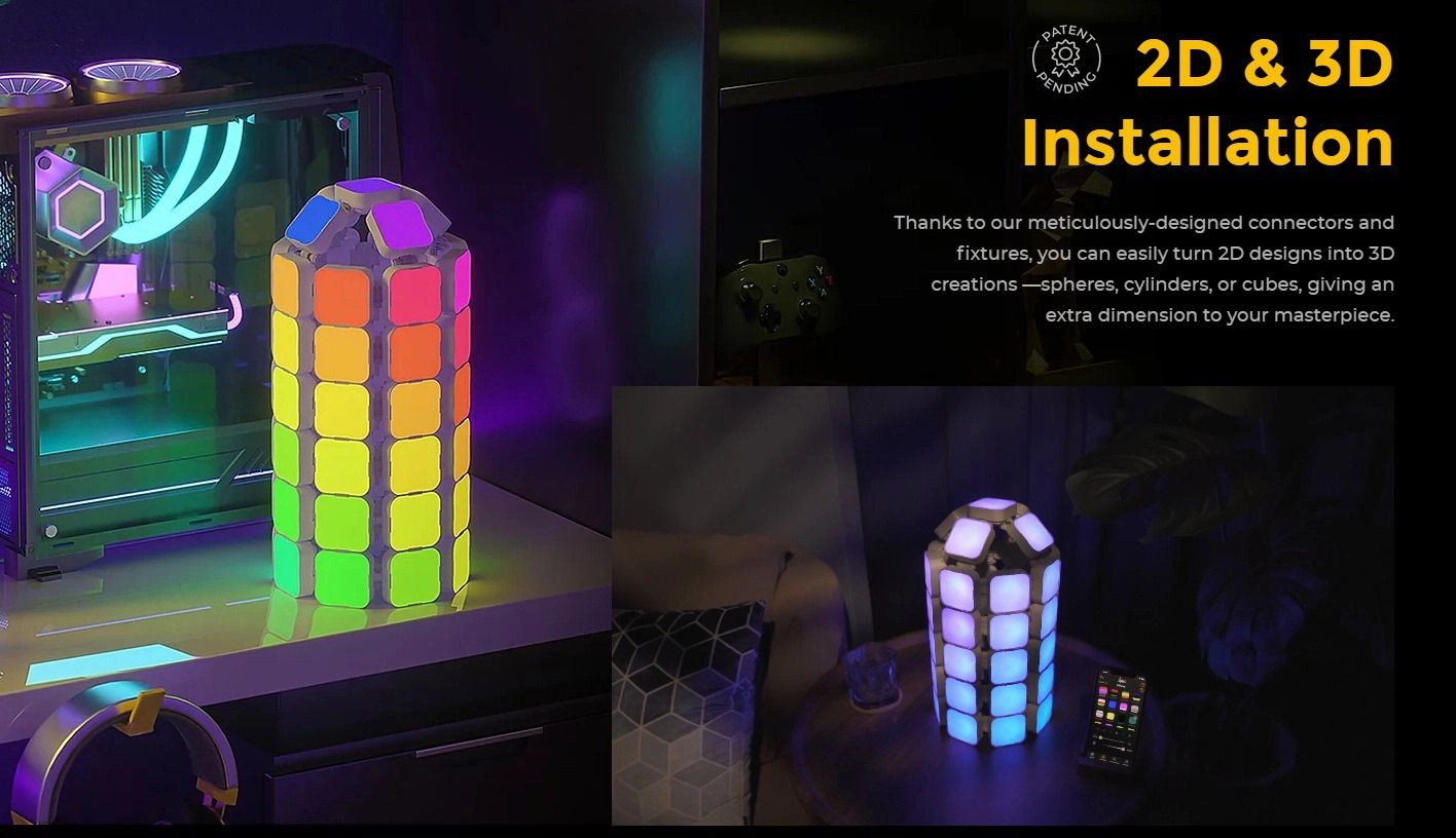 LED Syro Box - 16RGB SET Letters