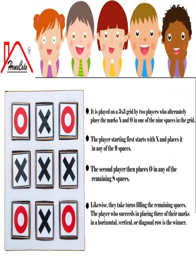 Tic Tac Toe - Wooden Zero & Cross