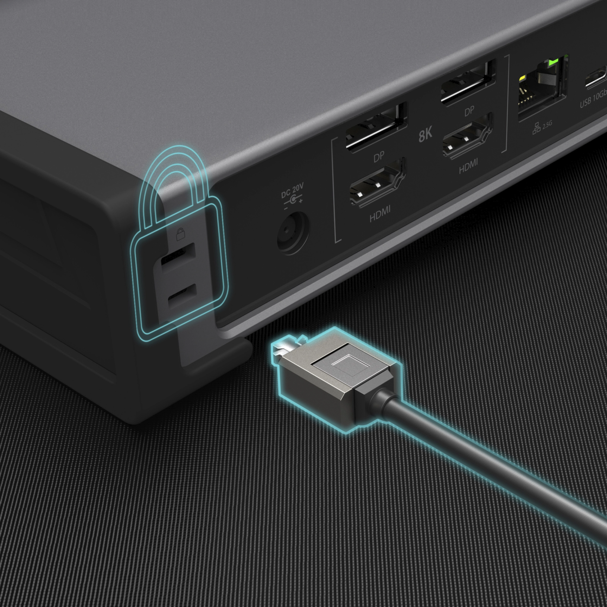 JTD568 - J5-JTD568 Thunderbolt 4 Quad display Docking Station