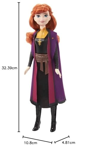Anna Fashion Doll - 32.5 cm blue and purple travel outfit