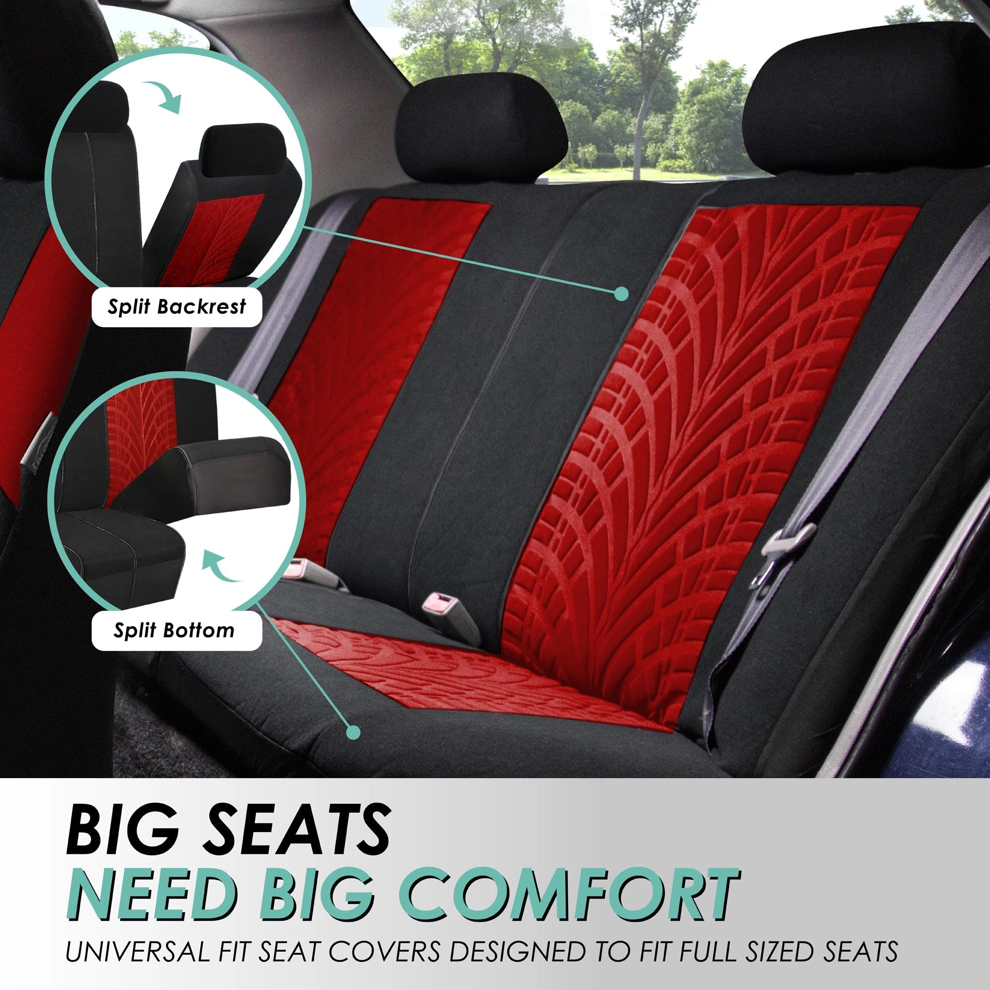 Rear Set Travel Master - Universal Fit Split Bench
