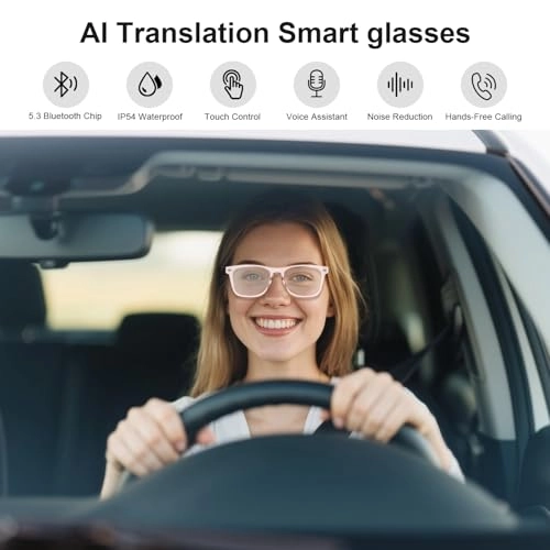 Smart Glasses - Auto-On/Off Bluetooth 5.3 UV400 Protection
