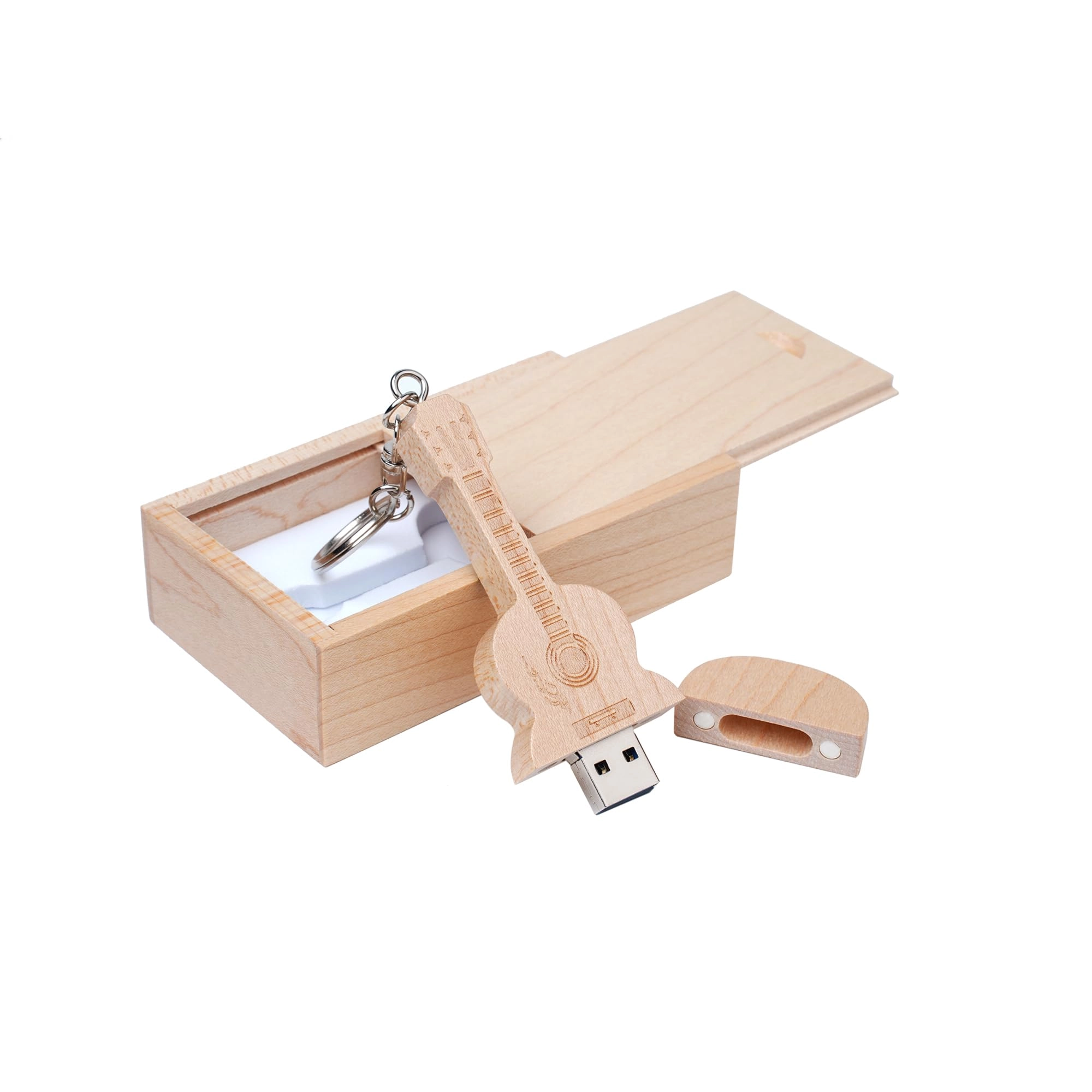 Meiyuexiang Maple Wood USB Flash Drive - USB 3.0 16GB