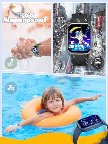 Kids Smart Watch - Heart Rate Sleep Monitor IP68 Waterproof