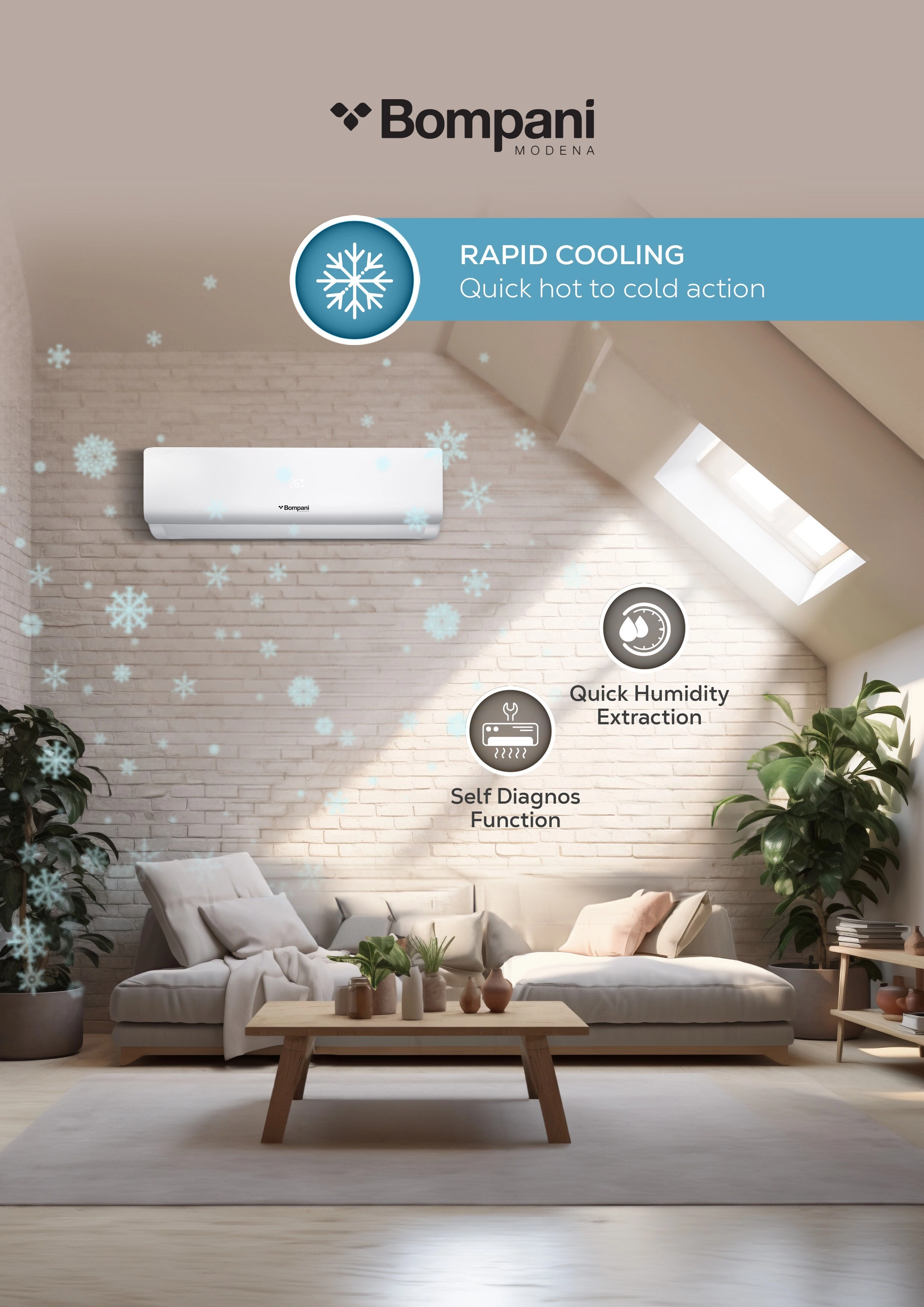 BSAC187VT - 18000 Btu Inverter Cooling only