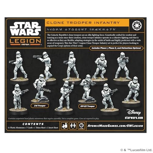 Star Wars: Legion - Clone Trooper Infantry - Galactic Republic Expansion - Miniatures Game