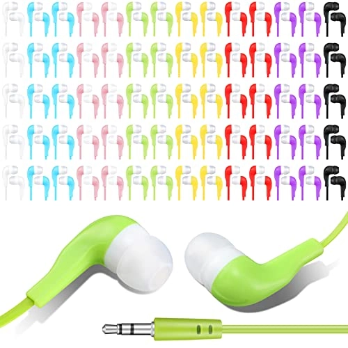 Students Earbuds Wired Earbud 100 Pack