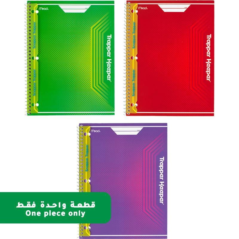 Trapper Keeper Notebook Letter Spiral - Lined 80 Sheets