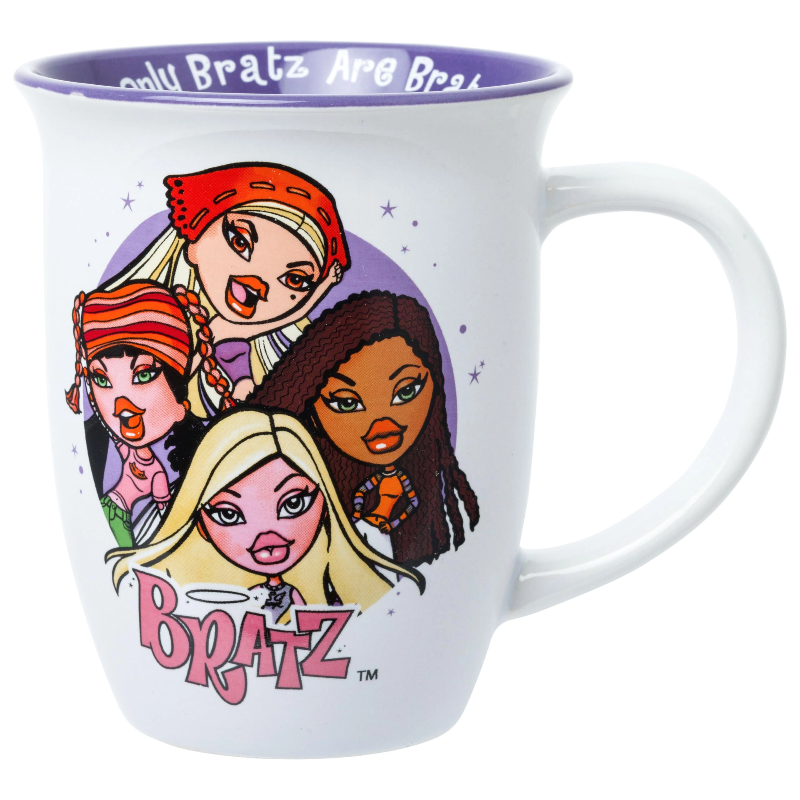 Silver Buffalo Bratz Circle Group Ceramic Mug - 1 pcs - Wide Rim