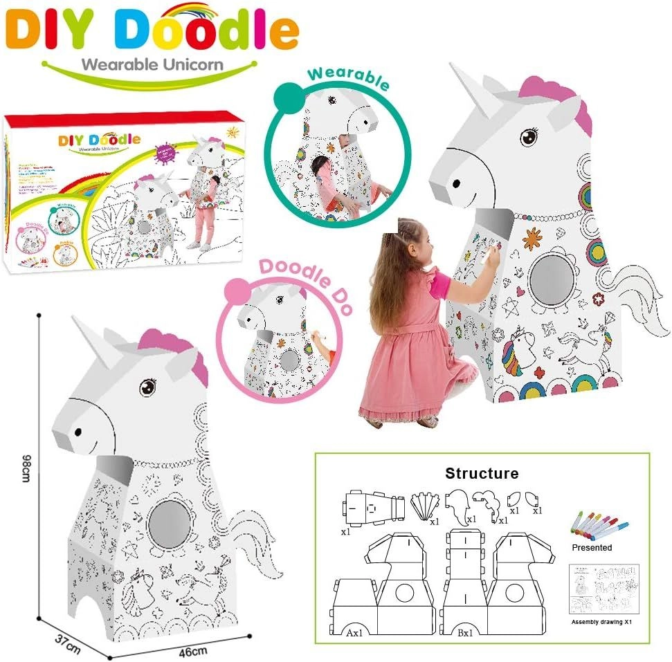 Wearable Unicorn - 3+ years 6 pcs