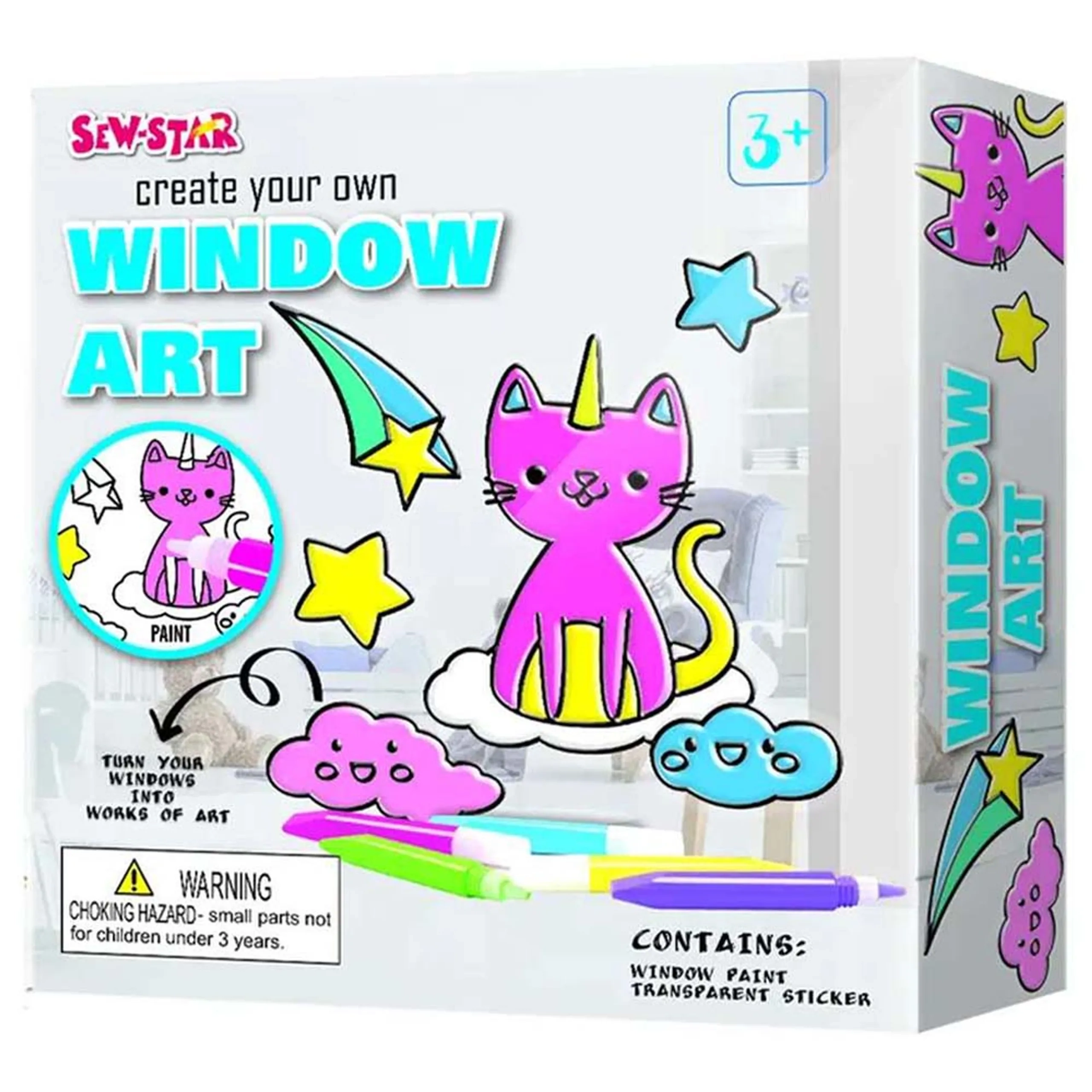 Sew Star Window Art Paint Your Own kit