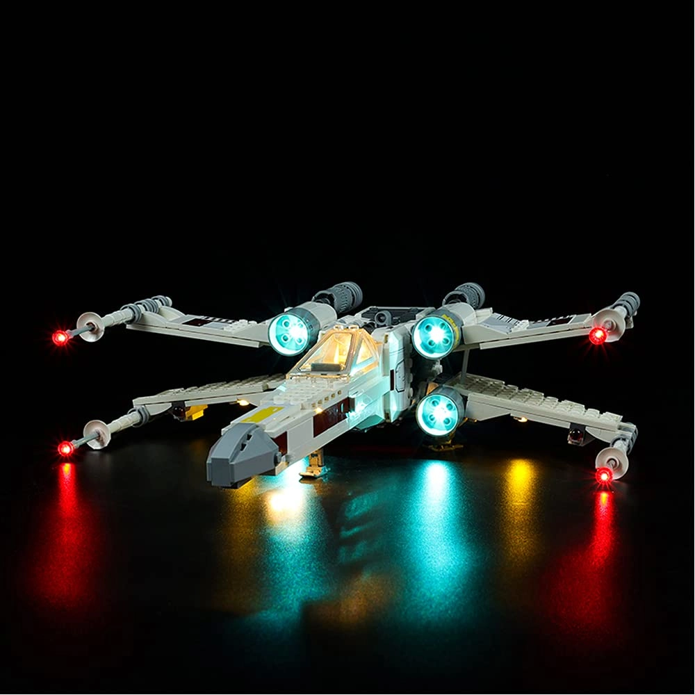 wddspsh LED Light Kit for Lego 75301 - Luke Skywalker’s X-Wing Fighter