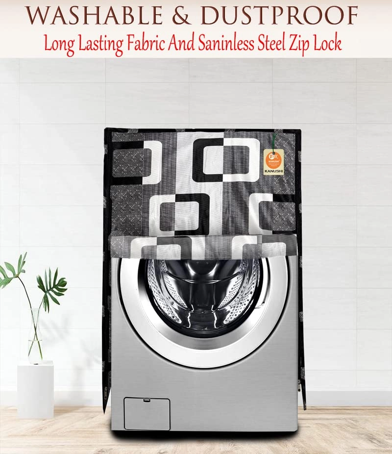 Front Load Washing Machine Cover - Washable Dustproof 23x23x33