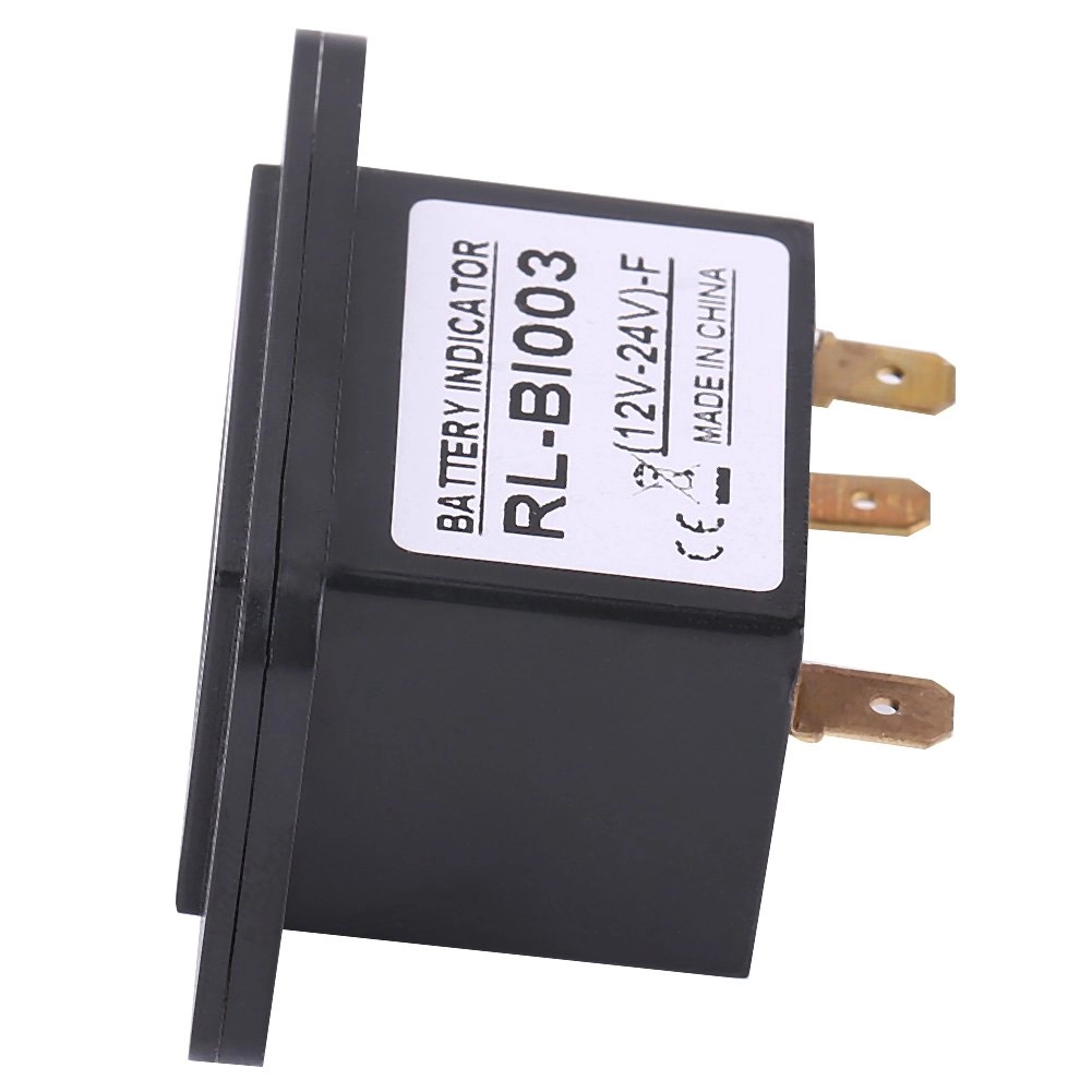 aqxreight LED Digital Battery Indicator Meter - 12V/24V/36V/48V 20mA