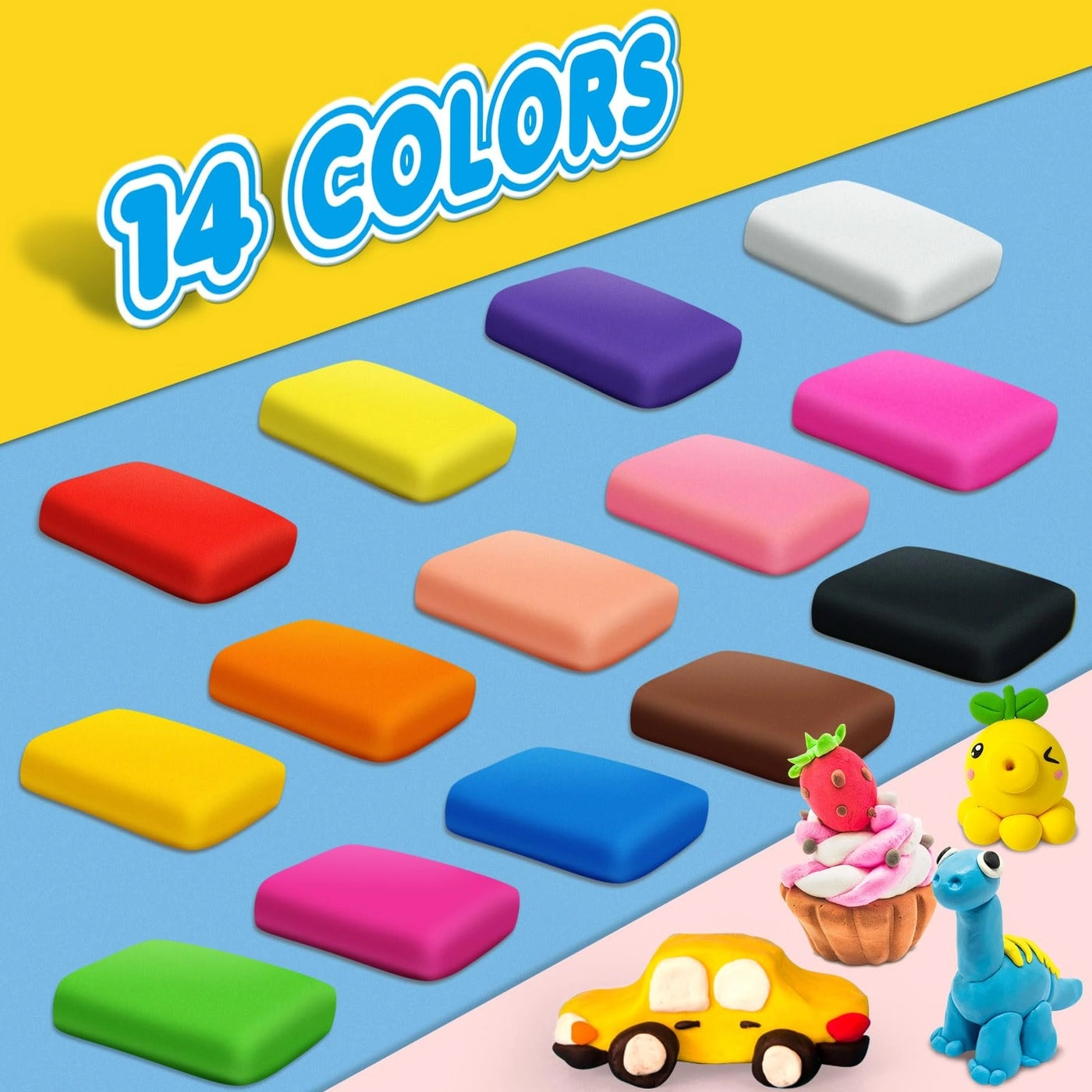 Magic Clay - 14 colors 3+ years