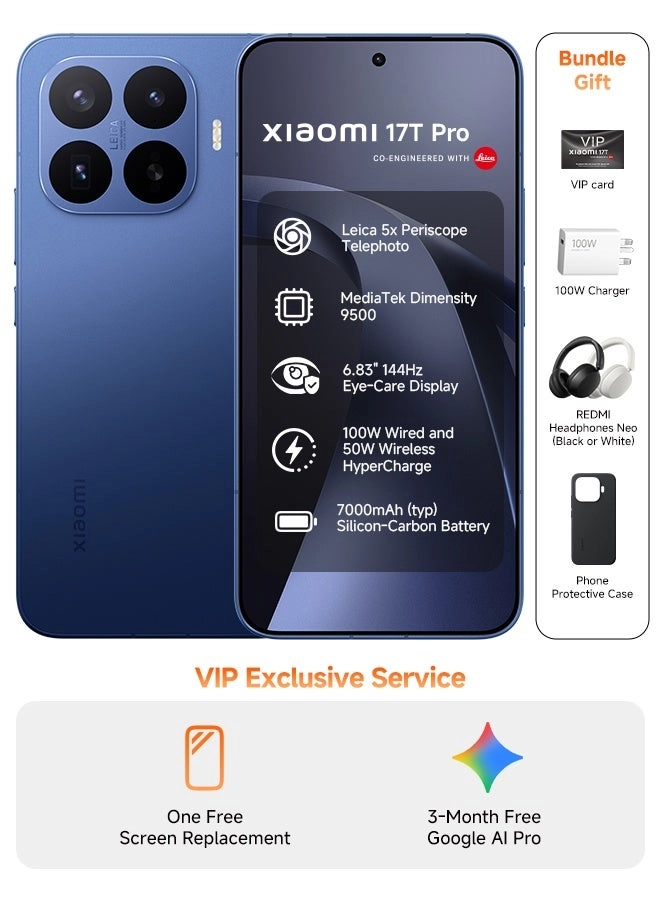 17t pro 12GB 256GB + REDMI Headphones Neo