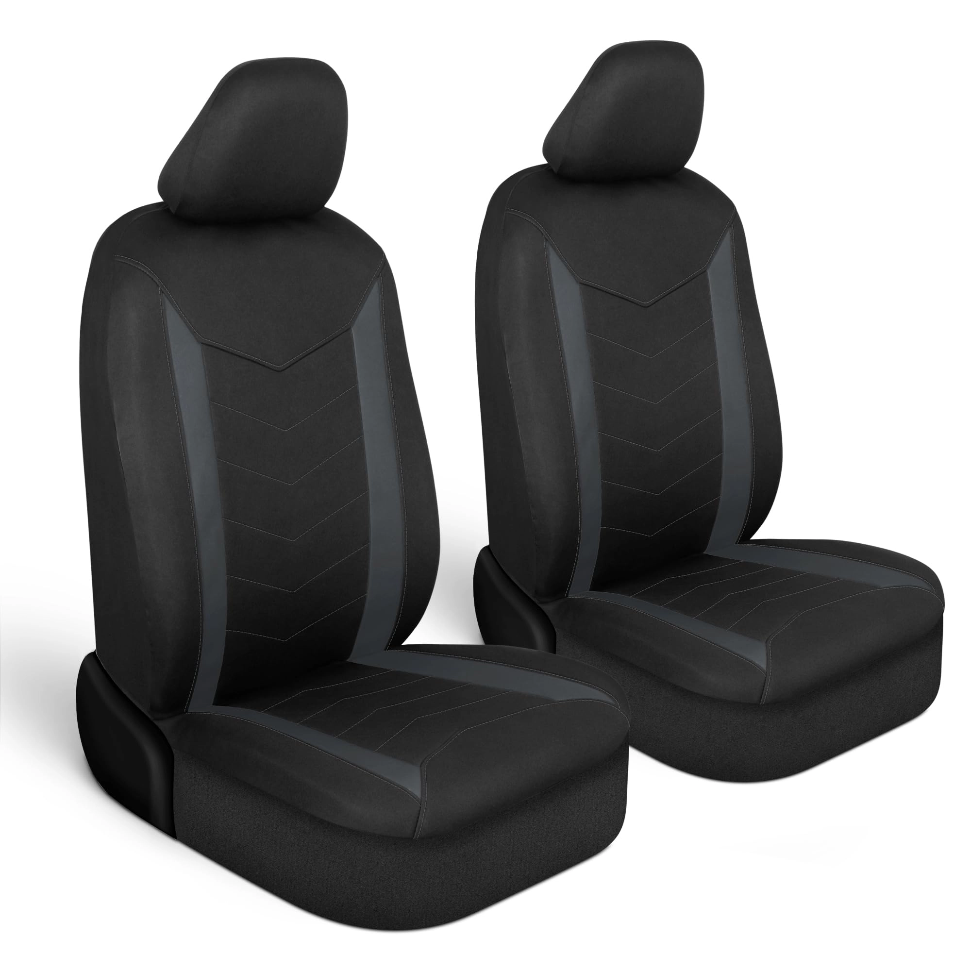 BDK SpillGuard Seat Covers - Gray Waterproof Neoprene Front Seats