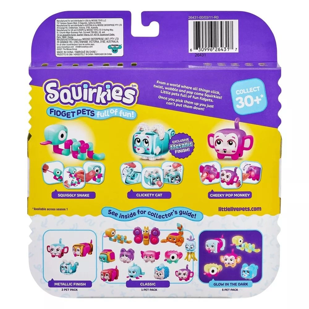 Squirkies - Clickety Cat 3 Pack