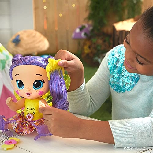 Siena Sparkle Pixie Doll - 10.5 Inch Glowing Purple Hair Ages 3+