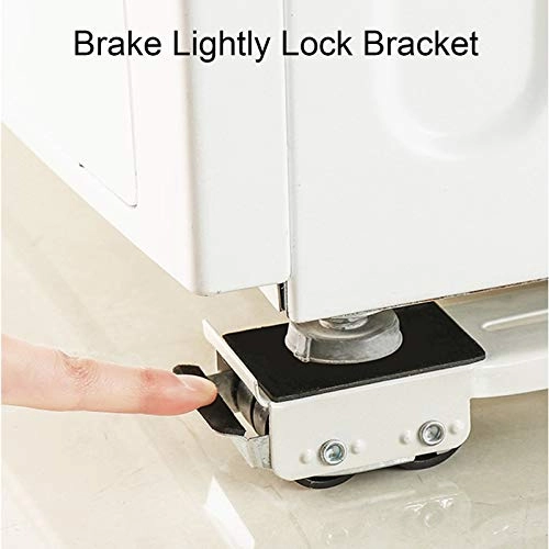 Telescopic Washing Machine Refrigerator Stand - 45-70cm adjustable 24 wheels