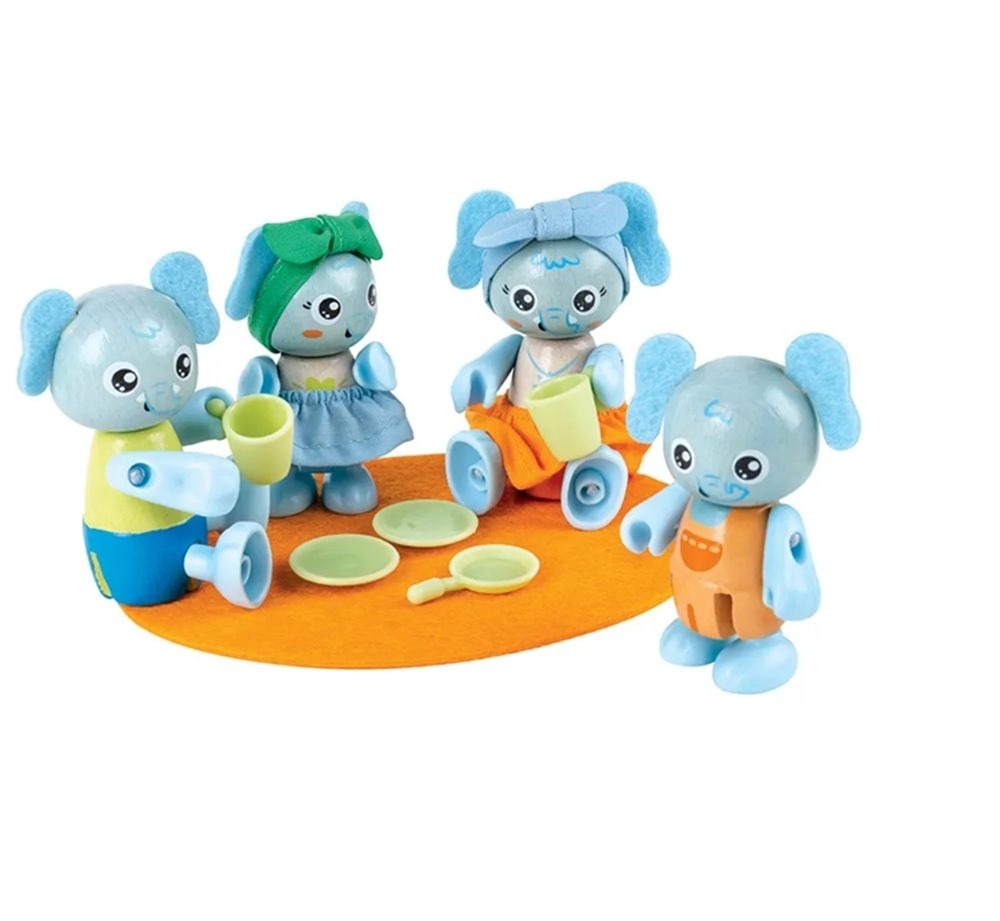 Hape Green Planet Explorers - Elephant Family (E3527) 4 pcs