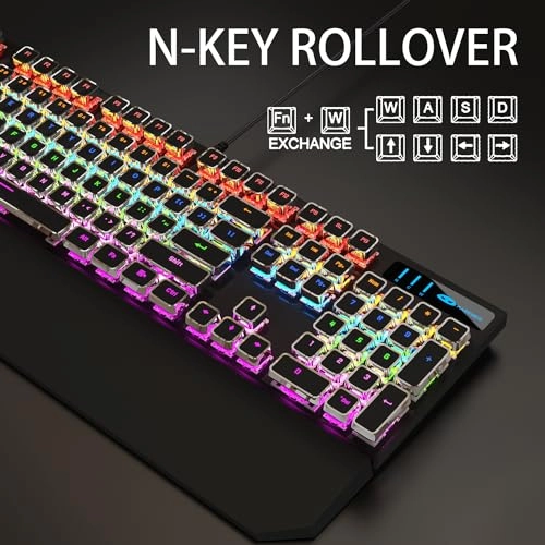 Typewriter Style Mechanical Gaming Keyboard - EN Wired