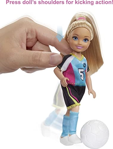 Barbie Dreamhouse Adventures Chelsea Doll - 6-Inch Soccer Playset