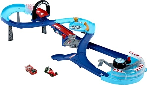 Mattel GRC Jumping Raceway + Lightning McQueen + Francesco Bernoulli