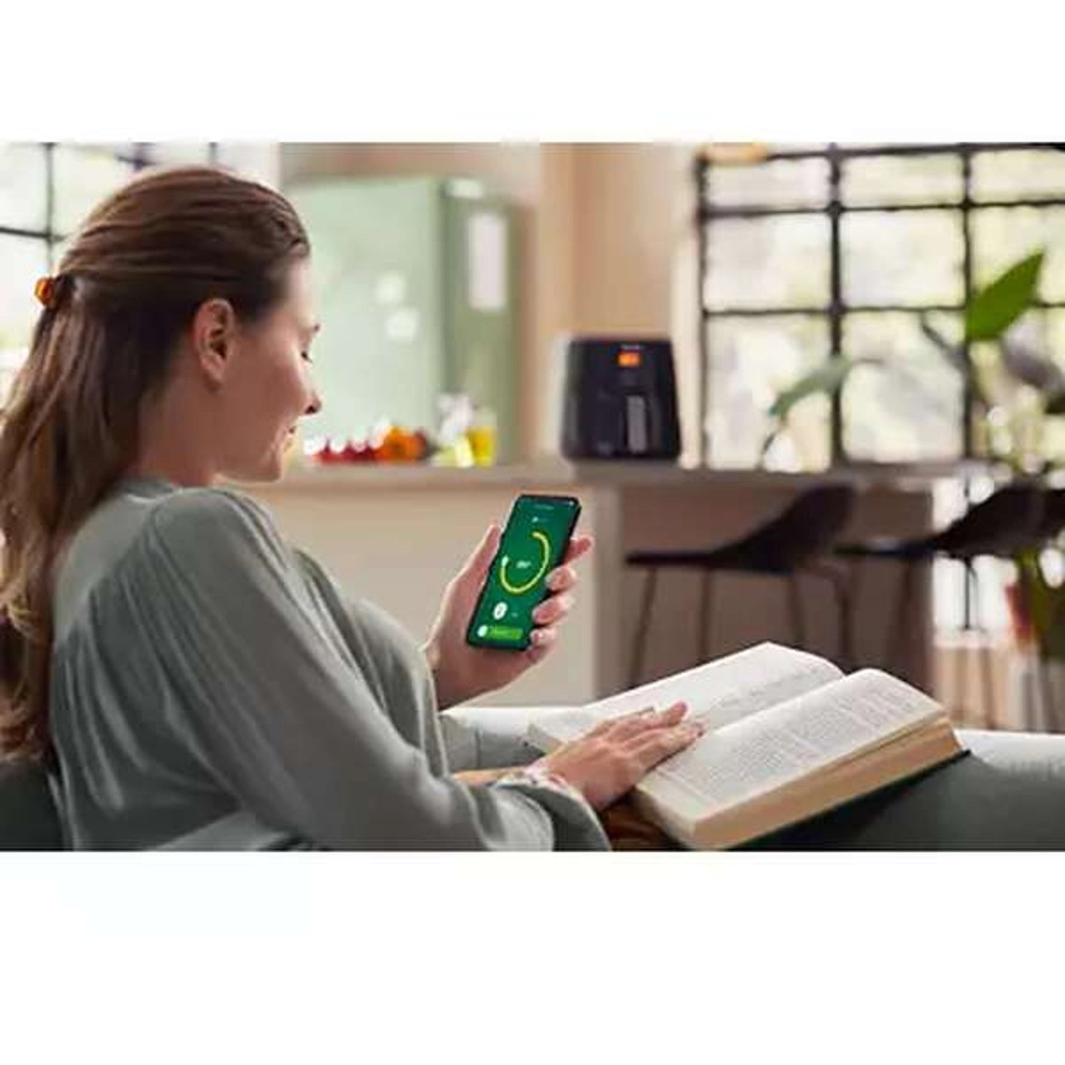 Essential Air fryer XL HD9280/91 - NutriU App compatibility Rapid Air Technology