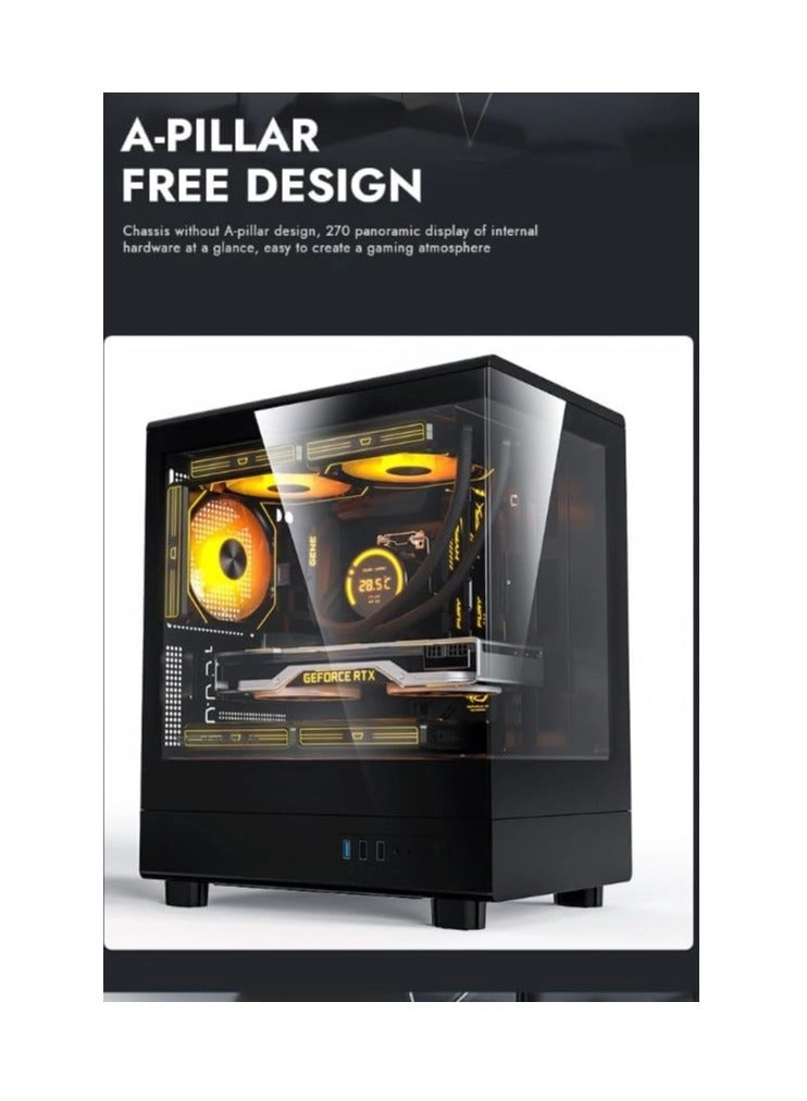 DB330M - Tempered Glass Side Panel Mid Tower