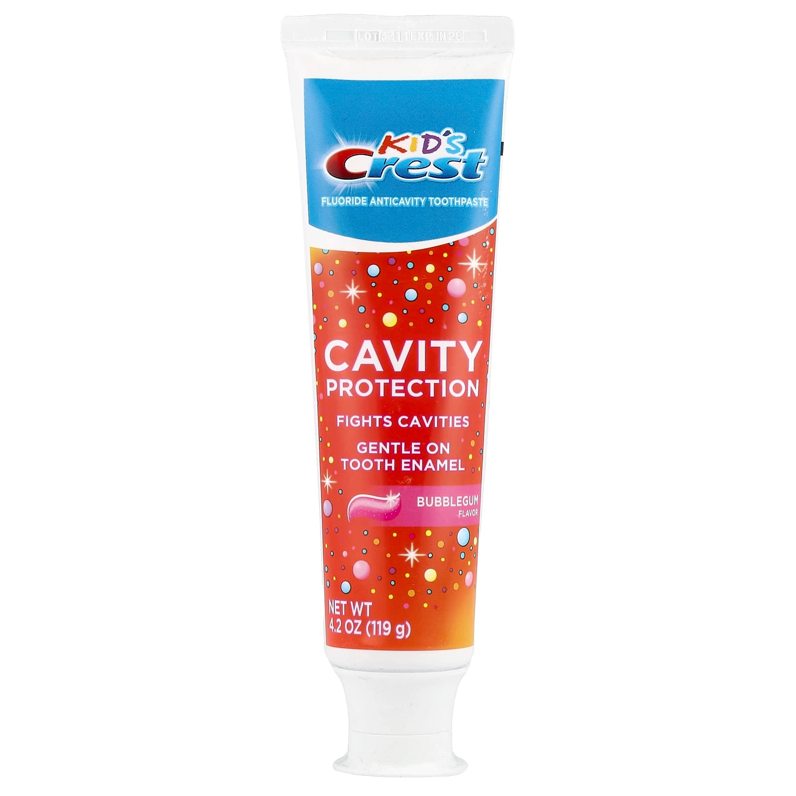 Crest Cavity Protection Bubble Gum Toothpaste Kid's 119 g