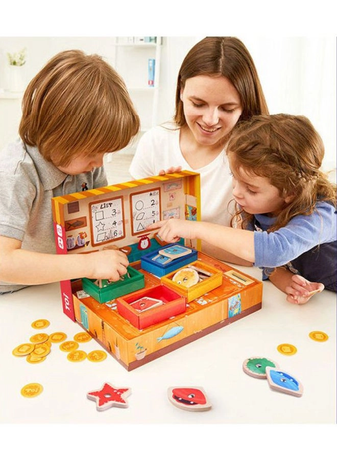 Fishing And Selling Fish - Parent Child Interactive Card Game