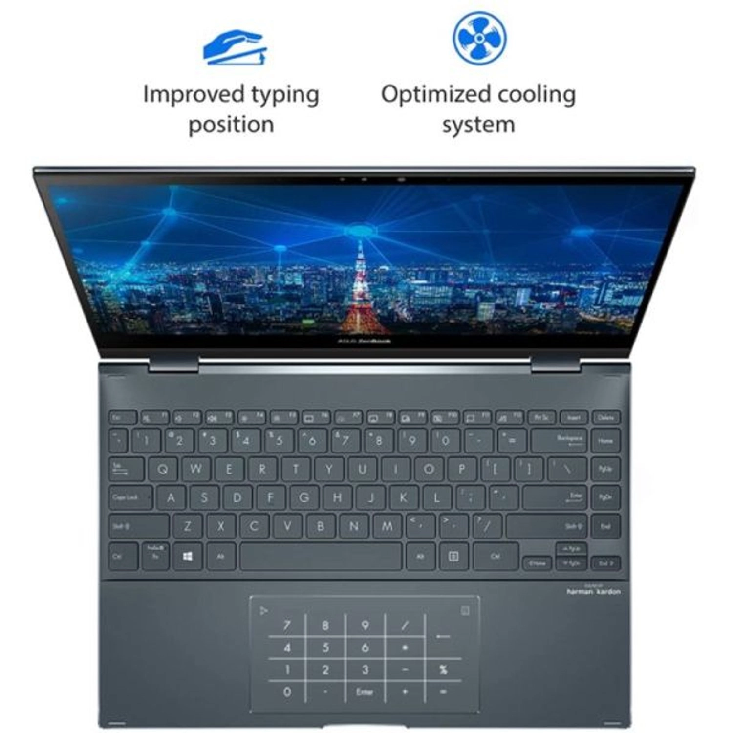 ZenBook Flip 13 OLED UX363EA - 13.3'' Core i7-1165G7 16GB DDR4 1000GB SSD