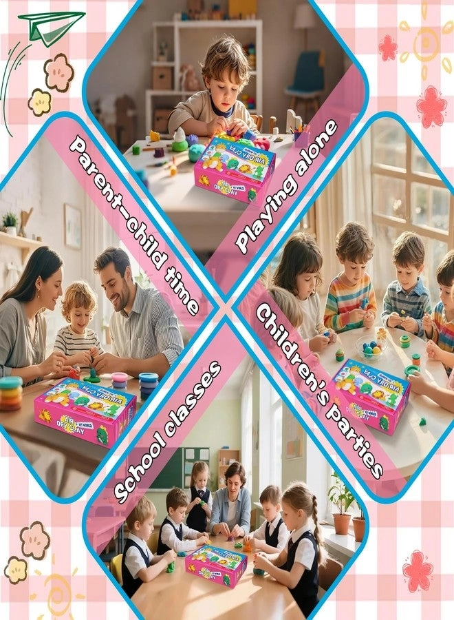 Air Dry Clay Kit - 60 Colors 3-12 Years