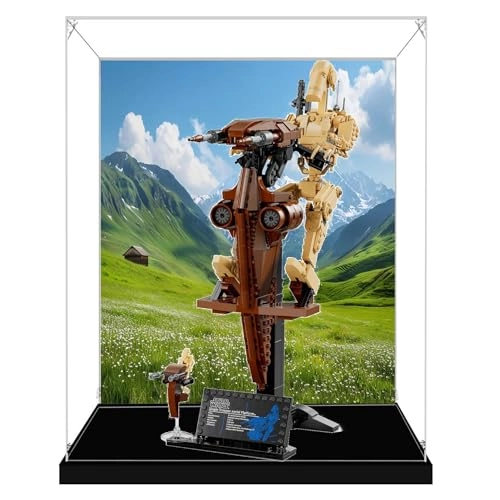 Acrylic Transparent Collectible Display Case for LEGO 75428 Fighting Robots - Acrylic