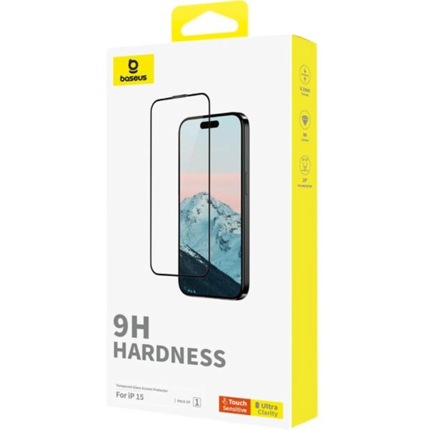 HD Tempered Glass Screen Protector for iPhone 15