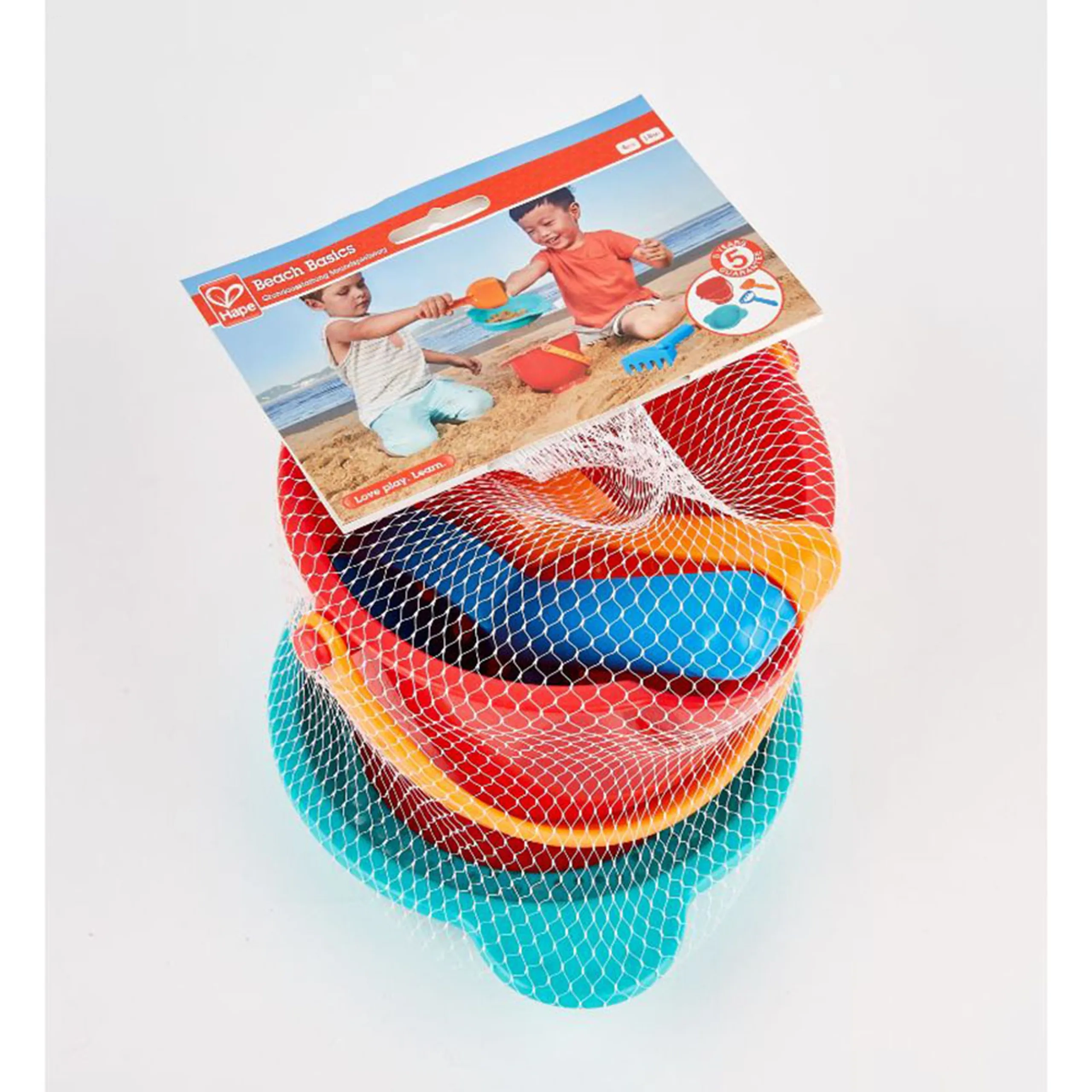5-in-1 Sand & Beach Toy Set - 5pc Ages 3+