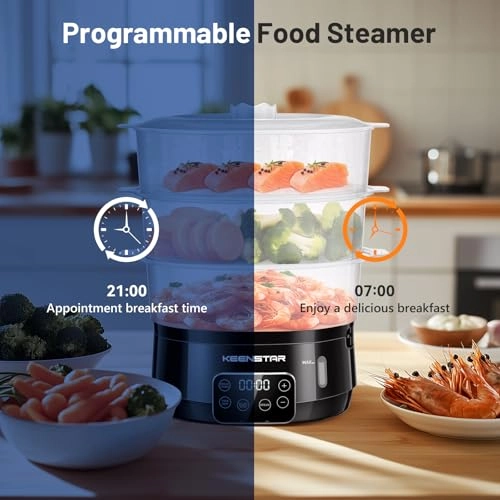 Electric Food Steamer - 13.7 Quarts