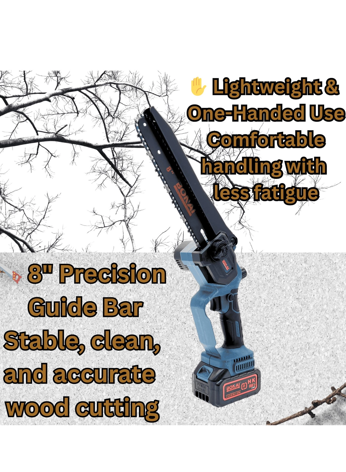 BN-HK043 - 8-inch Cordless 88Vf