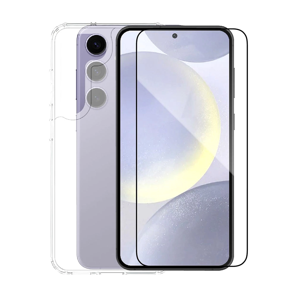 Screen Protector + Case Cover Clear for Samsung Galaxy S24 Plus