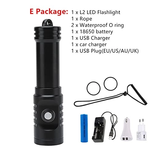 Diving Flashlight - 2000lm IPX8