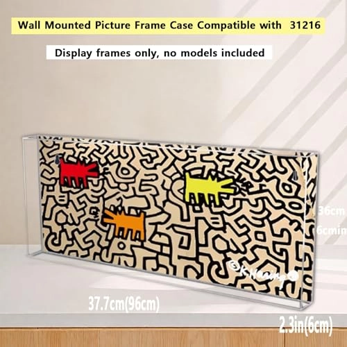 Acrylic Display Case for LEGO Dancing Villain Kit 31216 - Painting on the Back