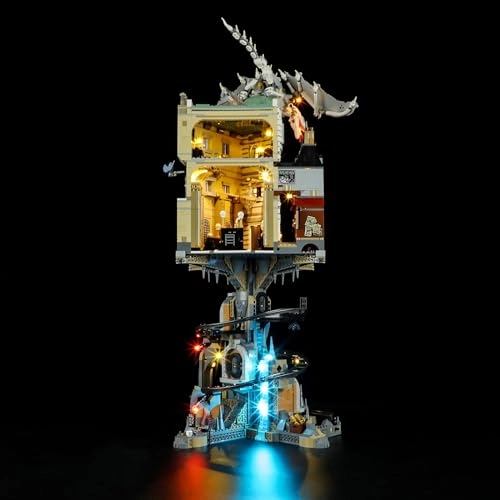 Light for LEGO 76417 Gringotts Wizarding Bank - Plastic 1 less than 5V