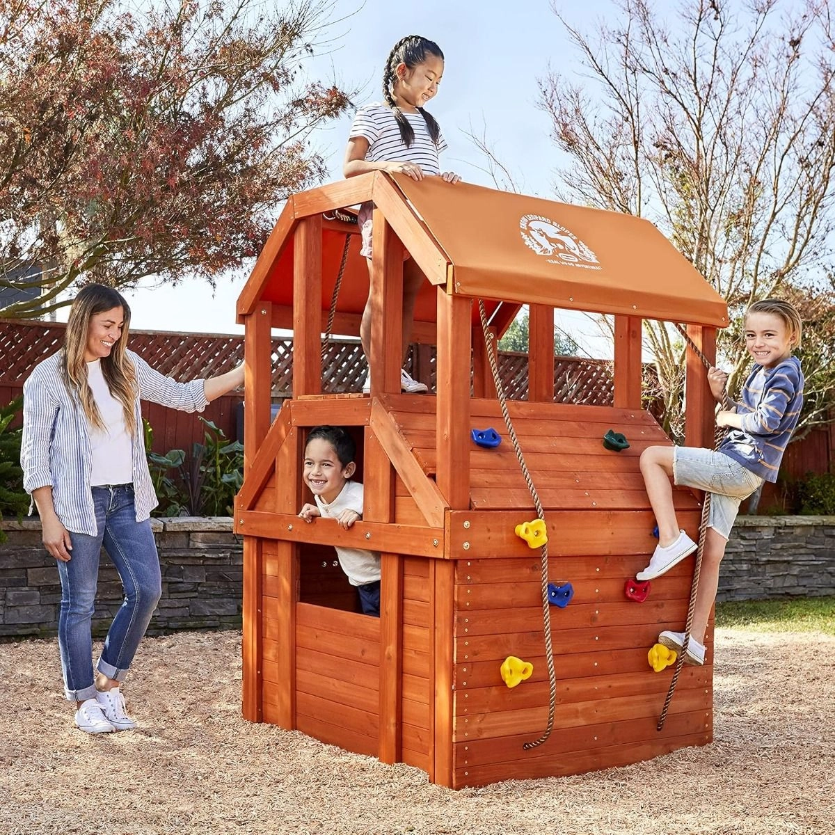 Real Wood Adventures Climb House - Wooden 3 +