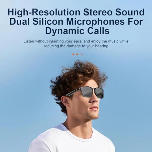 AI Smart Glasses - 140-Language Translation Bluetooth