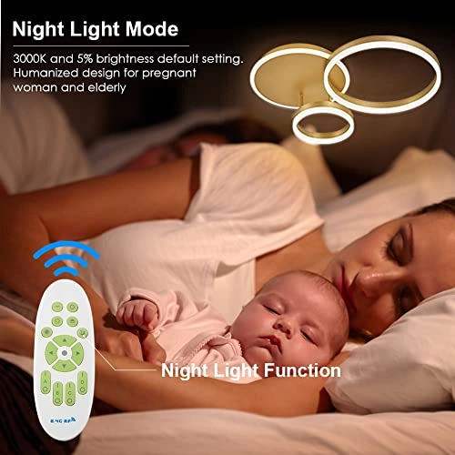 LED Ceiling Light - 3000K-6000K Dimmable