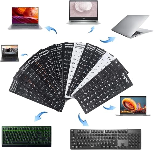 Universal Keyboard Stickers - Russian