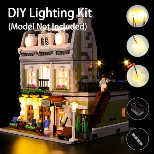 Lighting Kit 10243 - ABS USB for LEGO Parisian Restaurant 10243
