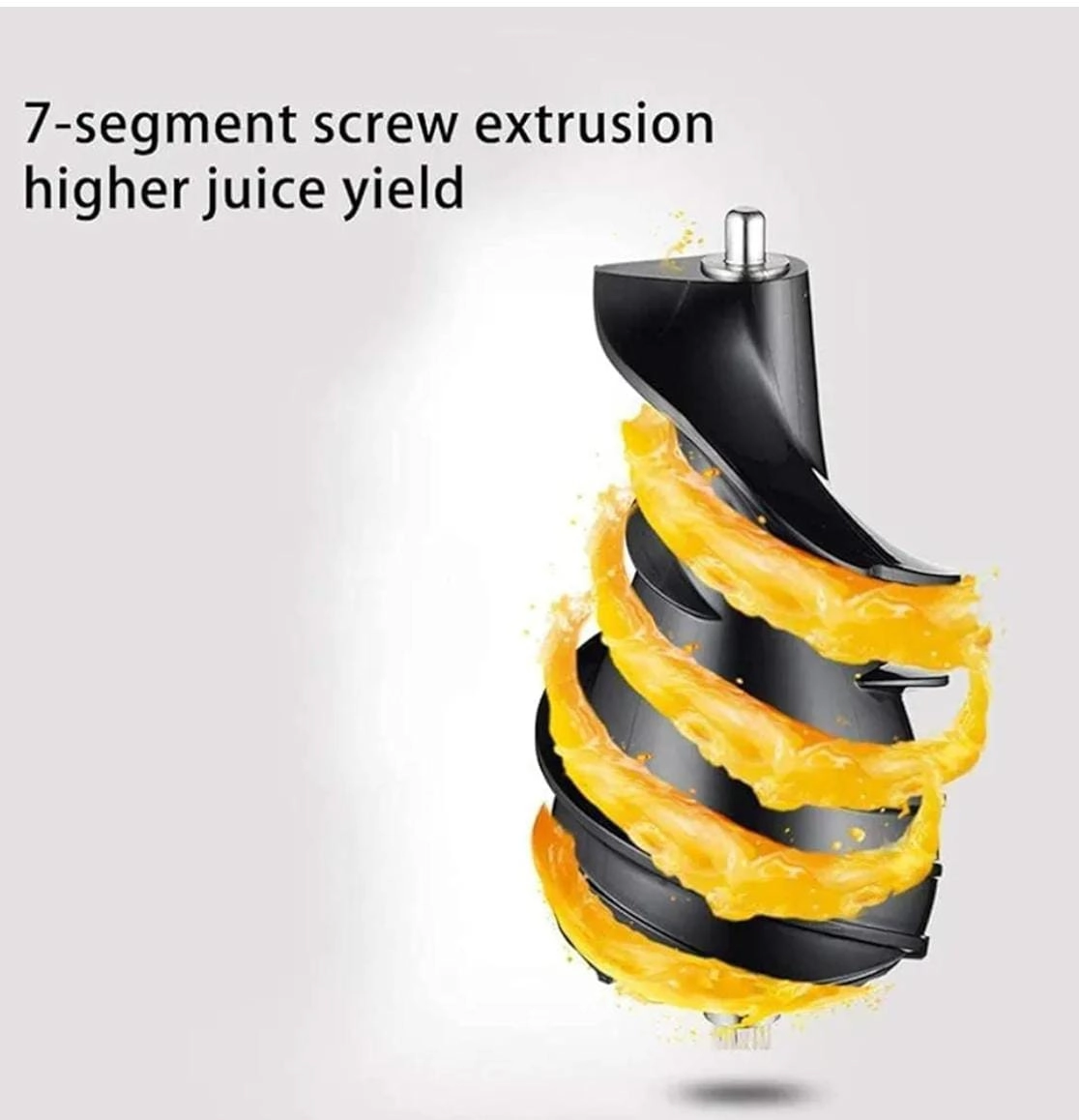 Slow Masticating Juicer Extractor - Wide Chute Quiet Motor BPA-Free