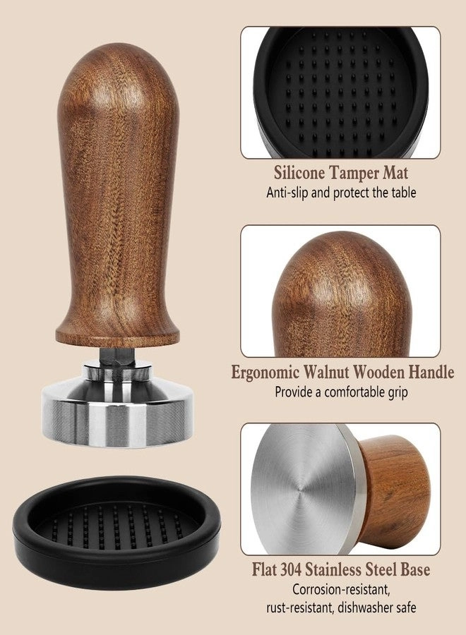 Coffee Tamper Set - 51mm Sandalwood